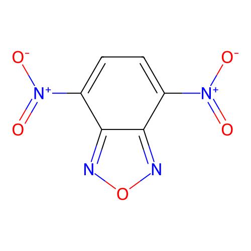 2,1,3-Benzoxadiazole, 4,7-dinitro- structure