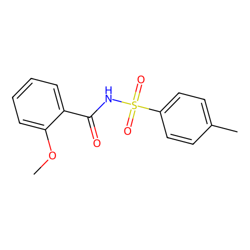 2-Methoxy-N-(4-methylbenzenesulfonyl)benzamide structure