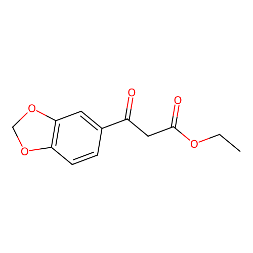 Ethyl 3-(2H-1,3-benzodioxol-5-yl)-3-oxopropanoate structure