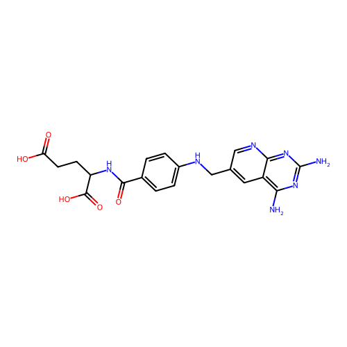 5-Deazaaminopterin structure