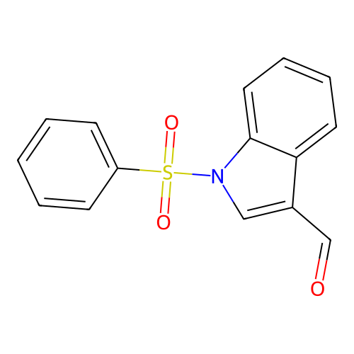 1-(Phenylsulfonyl)-3-indolecarboxaldehyde structure