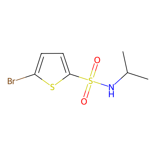 5-Bromo-N-isopropylthiophene-2-sulfonamide structure