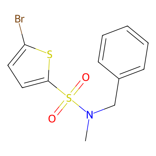 N-benzyl-5-bromo-N-methylthiophene-2-sulfonamide structure