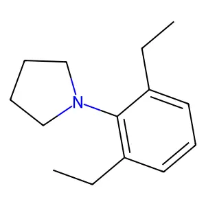 N-(2,6-Diethylphenyl)pyrrolidine structure