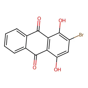 2-Bromo-1,4-dihydroxyanthraquinone structure