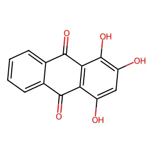羟基茜草素 structure