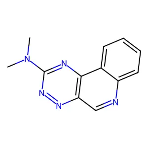 as-Triazino[6,5-c]quinoline, 2-dimethylamino- structure