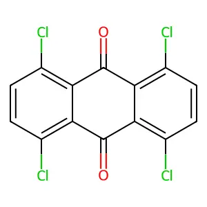 9,10-Anthracenedione, 1,4,5,8-tetrachloro- structure