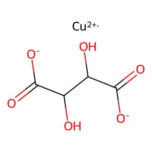 Cupric tartrate structure