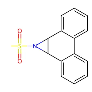 N-(Methylsulfonyl)phenanthrene 9,10-imine structure