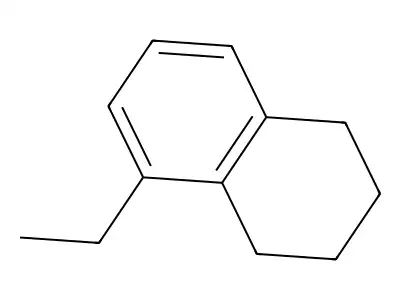 1-Ethyl-1,2,3,4-tetrahydro-naphthalene structure