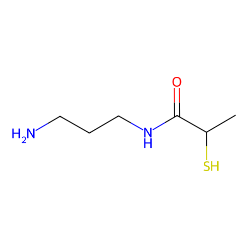 N-(3-Aminopropyl)-2-mercaptopropionamide structure