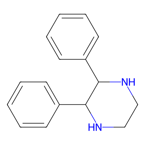 2,3-Diphenylpiperazine structure