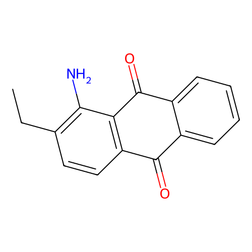 1-Amino-2-ethyl-9,10-anthraquinone structure