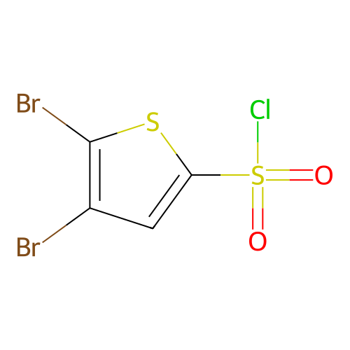 4,5-Dibromothiophene-2-sulfonyl chloride structure