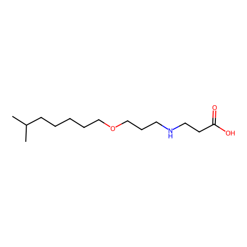 beta-Alanine, N-(3-(isooctyloxy)propyl)- structure