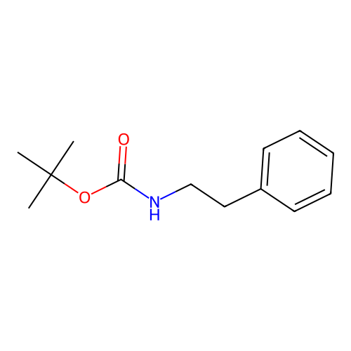 tert-butyl N-(2-phenylethyl)carbamate structure