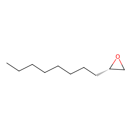 1,2-Epoxydecane, (-)- structure