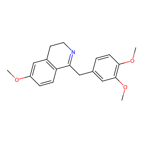 1-(3,4-Dimethoxybenzyl)-6-methoxy-3,4-dihydroisoquinoline structure