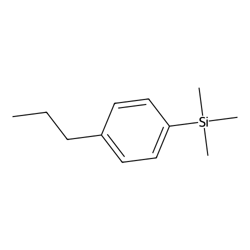 Silane, trimethyl(4-propylphenyl)- structure