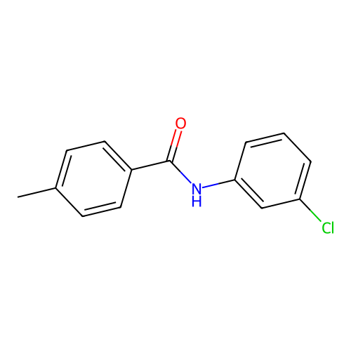 N-(3-chlorophenyl)-4-methylbenzamide structure