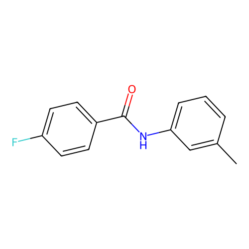 4-fluoro-N-(3-methylphenyl)benzamide structure
