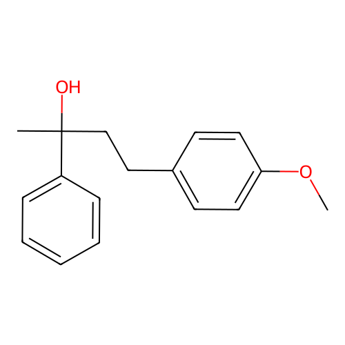 4-(4-Methoxyphenyl)-2-phenylbutan-2-ol structure