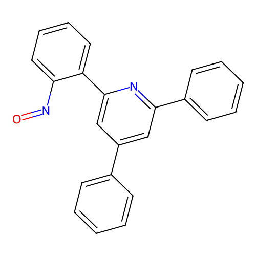 2-(2-Nitrosophenyl)-4,6-diphenylpyridine structure
