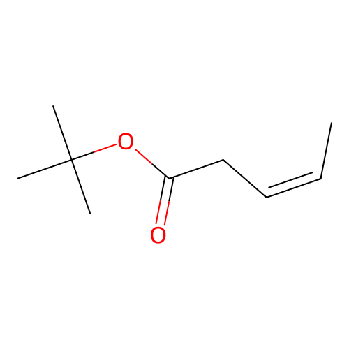 tert-butyl (Z)-pent-3-enoate structure