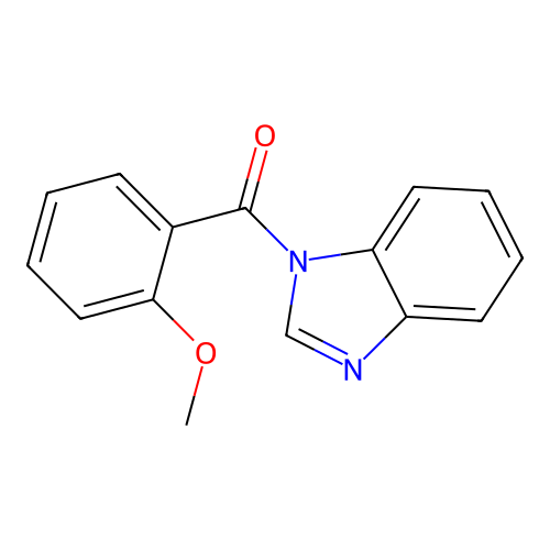 1H-benzimidazol-1-yl(2-methoxyphenyl)methanone structure