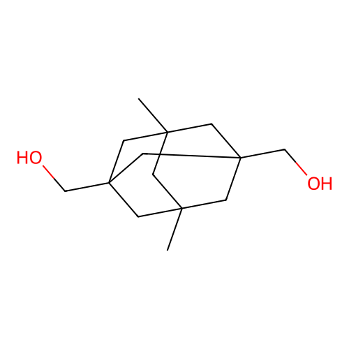 (5,7-Dimethyladamantane-1,3-diyl)dimethanol structure