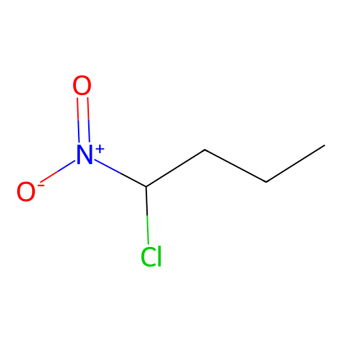 1-Chloro-1-nitrobutane structure