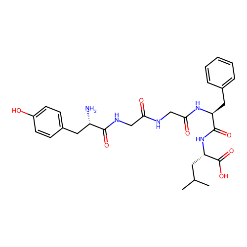 Leu-Enkephalin structure