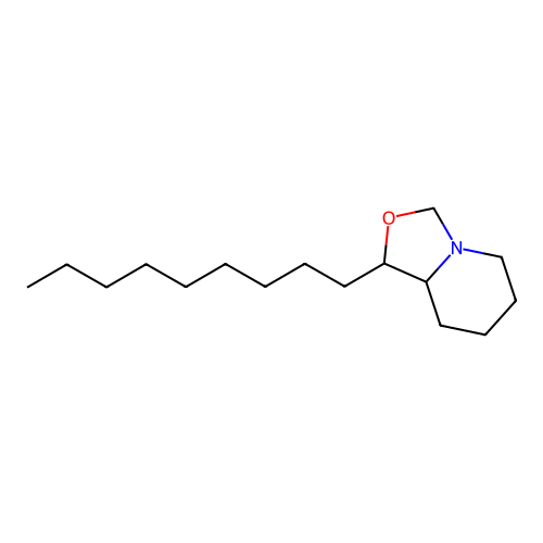 1-nonyl-3,5,6,7,8,8a-hexahydro-1H-[1,3]oxazolo[3,4-a]pyridine structure