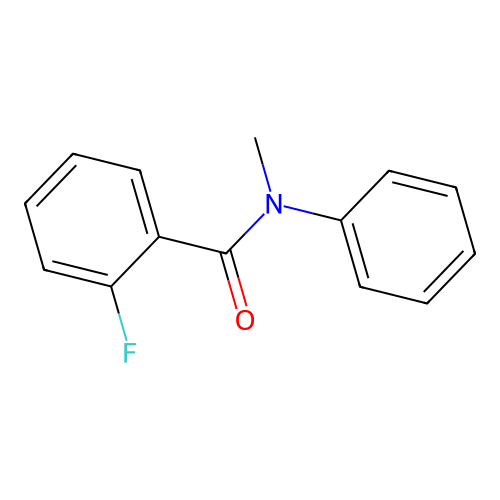 2-fluoro-N-methyl-N-phenylbenzamide structure