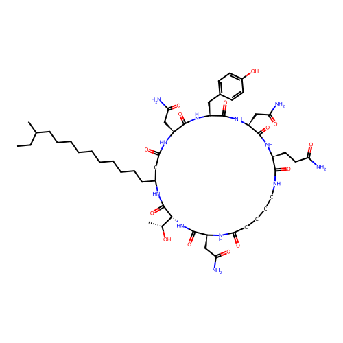 Bacillomycin F structure