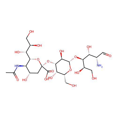 3'-Sialyl-N-acetyllactosamine structure