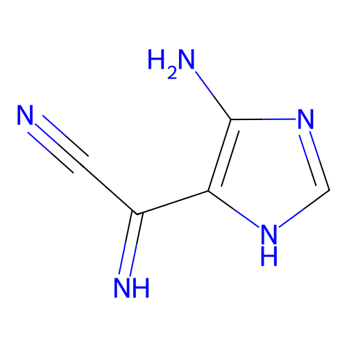 5-Amino-4-(cyanoformimidoyl)imidazole structure