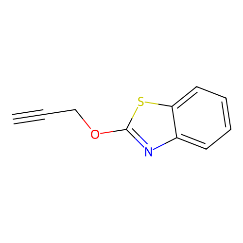 2-(2-Propynyloxy)-1,3-benzothiazole structure