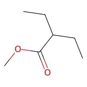 Methyl 2-ethylbutyrate structure