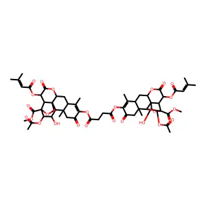 Bis-12,12'-diacetylbrusatolyl succinate structure