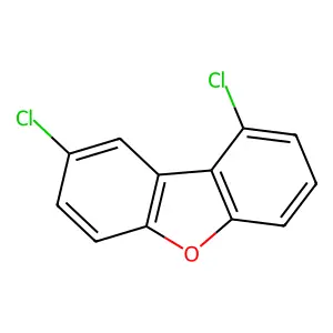 1,8-Dichlorodibenzofuran structure