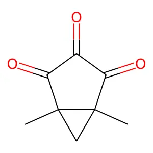 1,5-Dimethylbicyclo[3.1.0]hexane-2,3,4-trione structure