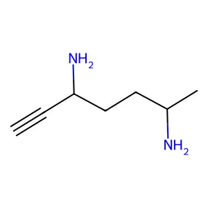 6-庚炔-2,5-二胺 structure