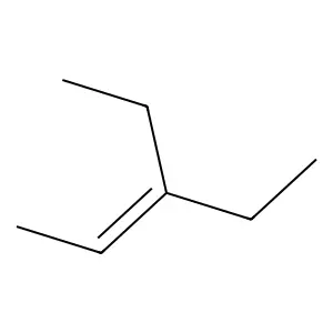 3-Ethyl-2-pentene structure