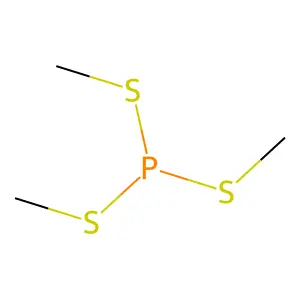 Trimethyl trithiophosphite structure