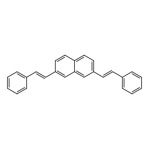 2,7-Distyrylnaphthalene structure