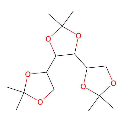 1,2:3,4:5,6-Tris-O-(1-methylethylidene)hexitol structure