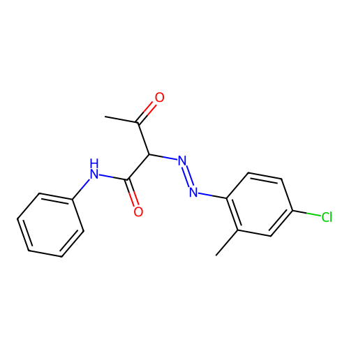 2-((4-Chloro-o-tolyl)azo)-3-oxo-N-phenylbutyramide structure