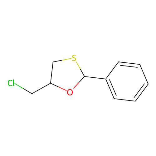 5-(Chloromethyl)-2-phenyl-1,3-oxathiolane structure